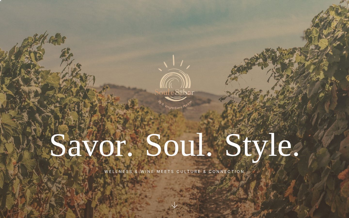 Soul E Sabor website homepage